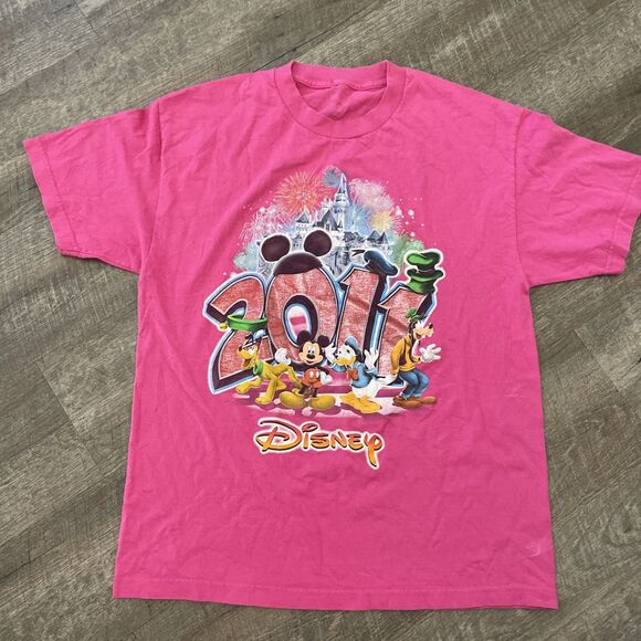 Walt Disney World 2011 T-Shirt Pink Size Large - Picture 2 of 9